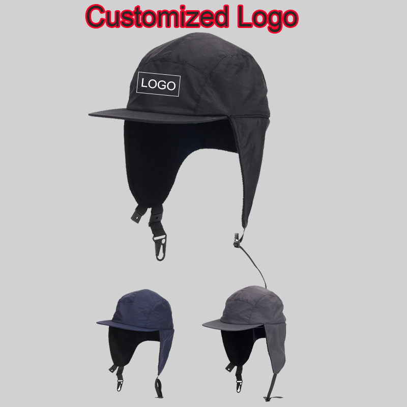 Corduroy Cap 5 Panel - Customized Logo 5-panel Fleece Baseball Cap