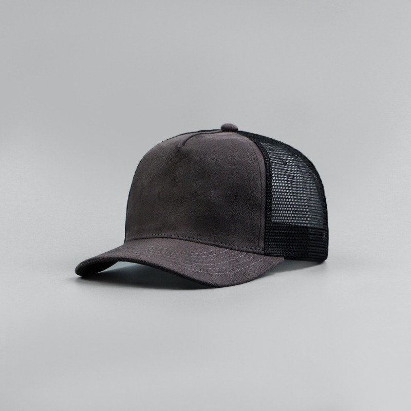 Leather Label Custom Logo Five - Trucker Cap Mesh ulasan dan harga
