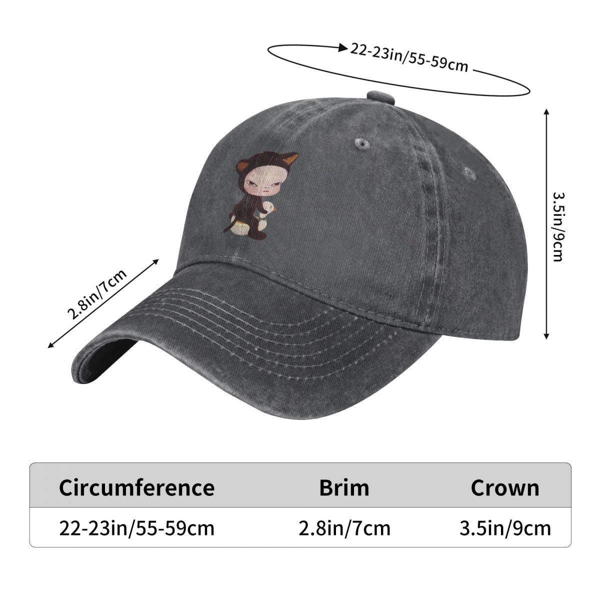 Washed Men's Baseball Cap CUTE - Golf Cap Dad ulasan dan harga